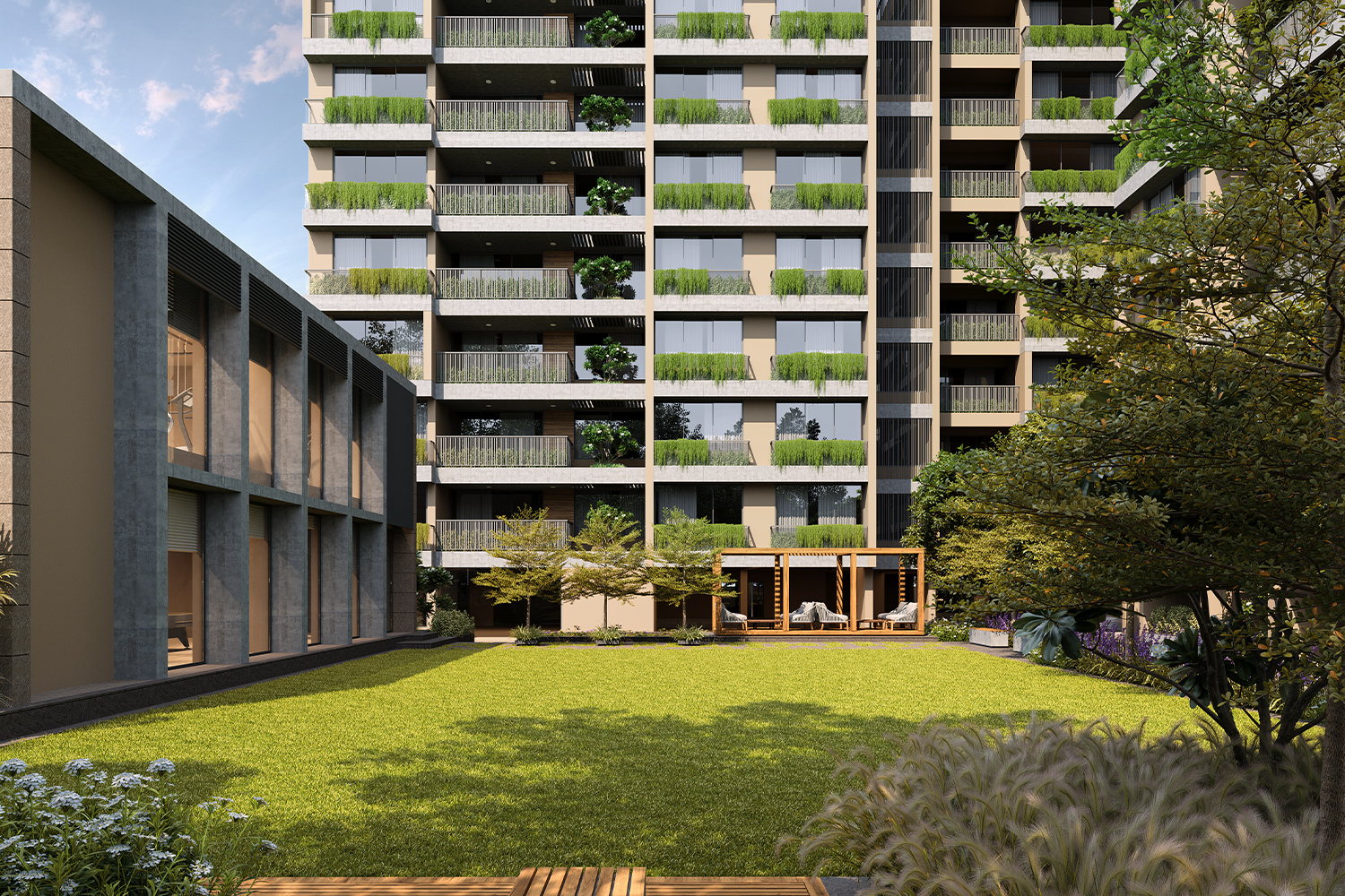 The Gold Sky Villa view 2