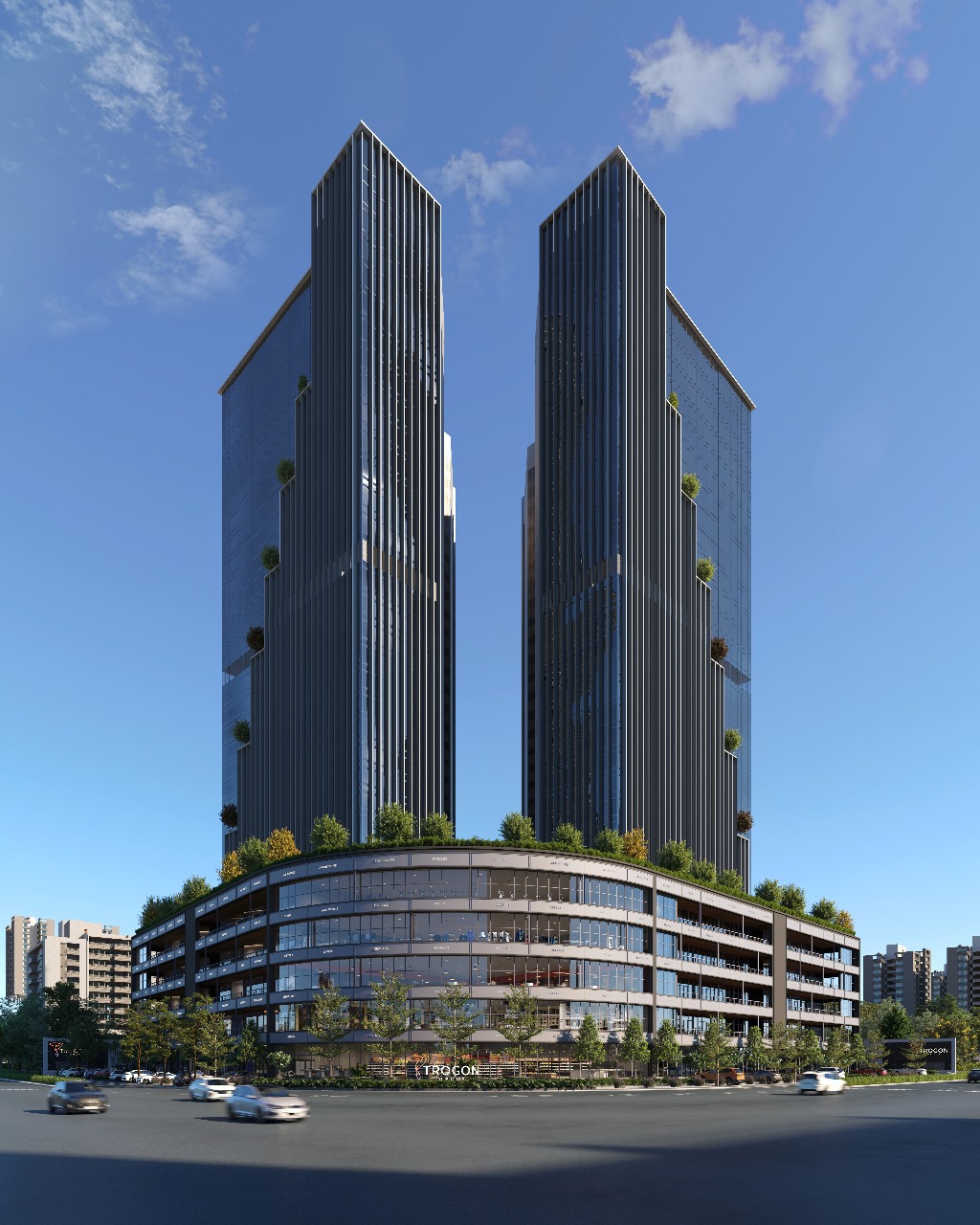 Trogon Twin Towers view 6